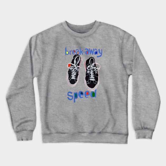 Break-away Speed Crewneck Sweatshirt by SPINADELIC